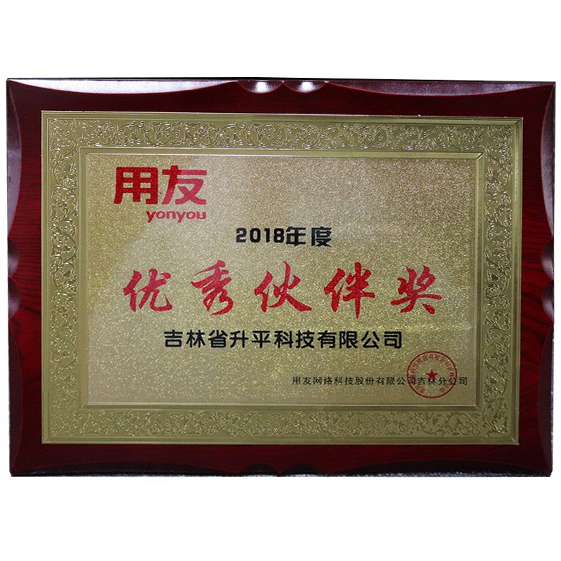2018年用友優秀伙伴